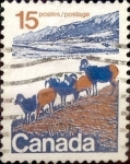 Stamps Canada -  Intercambio 0,20 usd 15 cent 1972