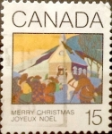 Stamps Canada -  Intercambio cr3f 0,20 usd 15 cent 1980