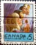 Stamps Canada -  Intercambio 0,20 usd 5 cent 1969