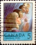 Stamps Canada -  Intercambio 0,20 usd 5 cent 1969