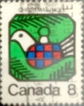 Stamps Canada -  Intercambio cr3f 0,20 usd 8 cent 1973