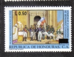 Stamps Honduras -  Homenaje a la Memoria de Bernardo o Higgins
