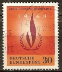 Sellos de Europa - Alemania -  Año de los Derechos Humanos 1968.