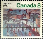 Stamps Canada -  Intercambio 0,20 usd 8 cent 1974