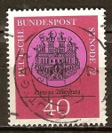 Stamps Germany -  Sínodo 1972, Catedral de Würzburg.