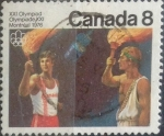 Stamps Canada -  Intercambio cxrf2 0,20 usd 8 cent 1976