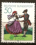 Stamps Germany -  Europa-CEPT.Folklore