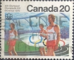 Stamps Canada -  Intercambio cxrf2 0,55 usd 20 cent 1976