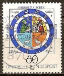 Stamps Germany -  Aniv 400a del Calendario Gregoriano. Calendario Gregoriano por Johannes Rasch, 1586.