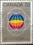 Stamps Canada -  Intercambio 0,20 usd 32 cent 1983