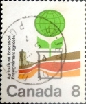 Stamps Canada -  Intercambio 0,20 usd 8 cent 1974