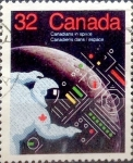 Stamps Canada -  Intercambio cxrf2 0,20 usd 32 cent 1985