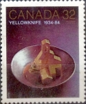 Stamps Canada -  Intercambio cr3f 0,20 usd 32 cent 1984