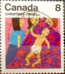 Stamps Canada -  Intercambio 0,20 usd 8 cent 1975