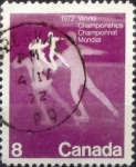 Stamps Canada -  Intercambio 0,20 usd 8 cent 1972