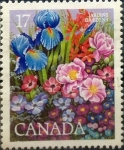 Stamps Canada -  Intercambio nfxb 0,20 usd 17 cent 1980