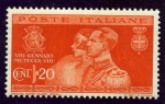 Stamps Italy -  Boda del principe heredero