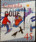 Stamps Canada -  Intercambio 0,25 usd 45 cent 1996
