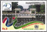 Stamps : Asia : Pakistan :  PAKISTAN - Fuerte y jardines de Shalamar en Lahore