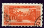 Stamps Italy -  14º Centenario de la fundacion de la abadia de Montecasino