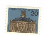 Stamps Germany -  Iglesia de Ludwig
