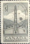 Stamps Canada -  Intercambio 0,90 usd 1,00 $ 1953