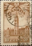 Sellos de America - Canad -  Intercambio 0,20 usd 10 cent 1942