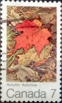 Stamps Canada -  Intercambio nfxb 0,20 usd 7 cent 1971
