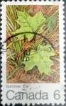 Stamps Canada -  Intercambio nf4xb1 0,20 usd 6 cent 1971