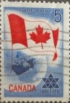 Sellos de America - Canad� -  Intercambio 0,20 usd 5 cent 1967