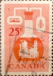 Stamps Canada -  Intercambio 0,20 usd 25 cent 1956