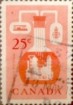 Sellos de America - Canad� -  Intercambio 0,20 usd 25 cent 1956