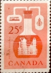 Sellos de America - Canad� -  Intercambio 0,20 usd 25 cent 1956