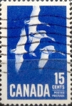 Stamps Canada -  Intercambio 0,20 usd 15 cent 1963