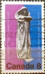 Stamps Canada -  Intercambio crxf 0,20 usd 8 cent 1975