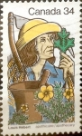 Stamps Canada -  Intercambio cxrf2 0,20 usd 34 cent 1985
