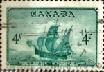 Stamps Canada -  Intercambio cxrf2 0,20 usd 4 cent 1949
