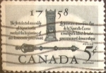 Sellos de America - Canad� -  Intercambio 0,20 usd 5 cent 1958