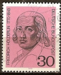 Sellos de Europa - Alemania -  200 aniv del nacimiento de Friedrich Hölderlin (poeta).