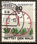 Stamps Germany -  salvar el bosque.