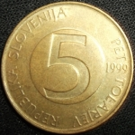 monedas de Europa - Eslovenia -  1999 (Reverso)