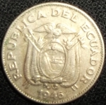 monedas de America - Ecuador -  1946 (Anverso)