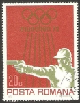 Sellos de Europa - Rumania -  2699 - Olimpiadas Munich 72, tiro con pistola