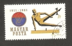 Stamps Hungary -  1457 - 50 anivº del Vasas Deportivo Club. gimnasia