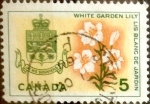 Stamps Canada -  Intercambio cr3f 0,20 usd 5 cent 1964