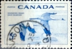 Stamps Canada -  Intercambio 0,20 usd 5 cent 1955