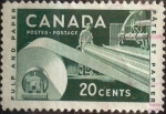 Sellos de America - Canad -  Intercambio 0,20 usd 20 cent 1956