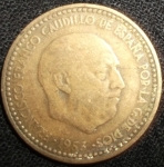 monedas de Europa - Espa�a -  1953 (Anverso)