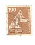 Stamps Germany -  Pala escavadora