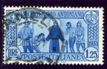 Sellos de Europa - Italia -  VII Centenario de la muerte de San Antonio. San Antonio libera cautivos